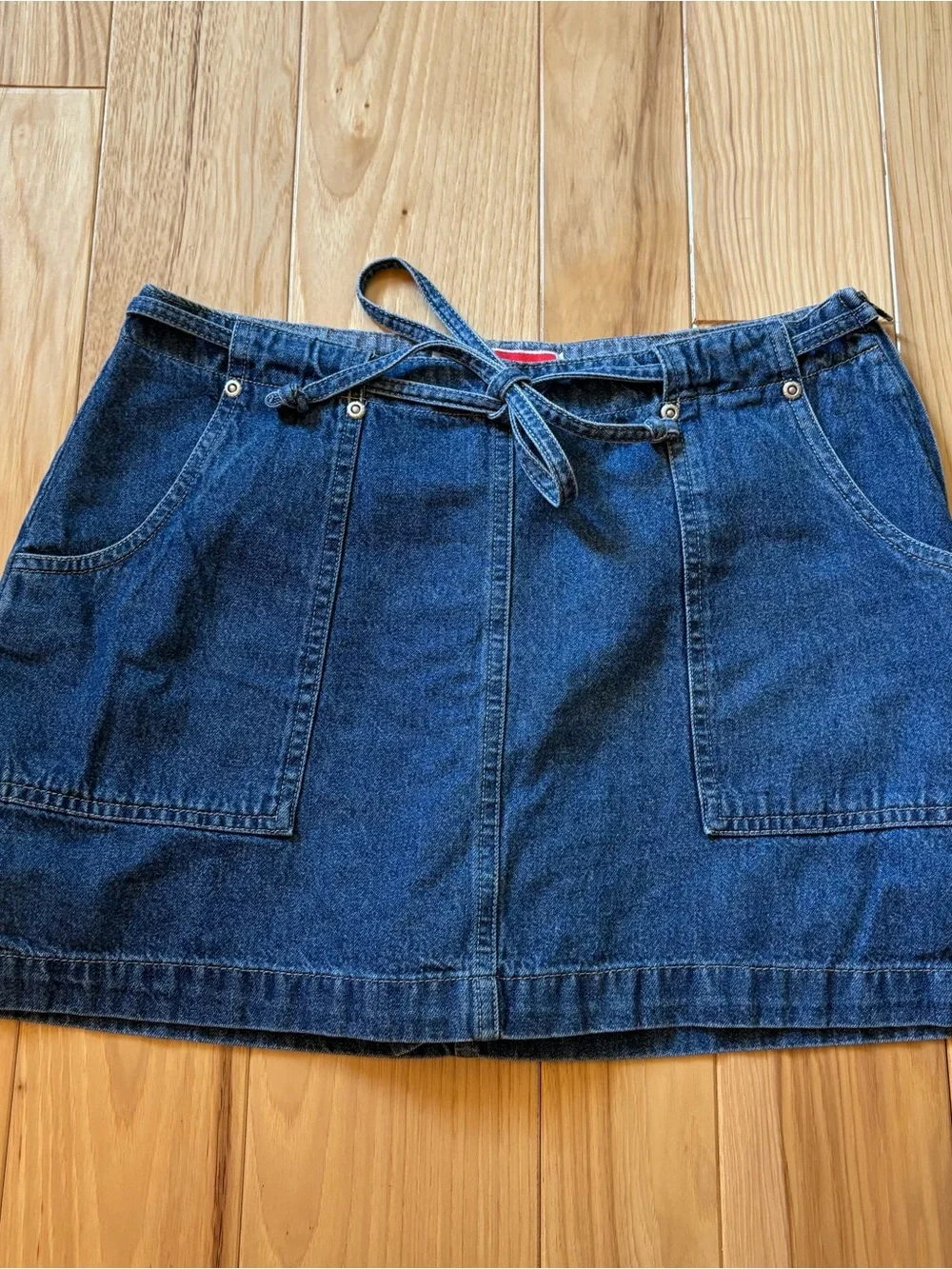 Vintage 90’s Arizona Jeans Denim Mini Skirt Skort Built In Shorts